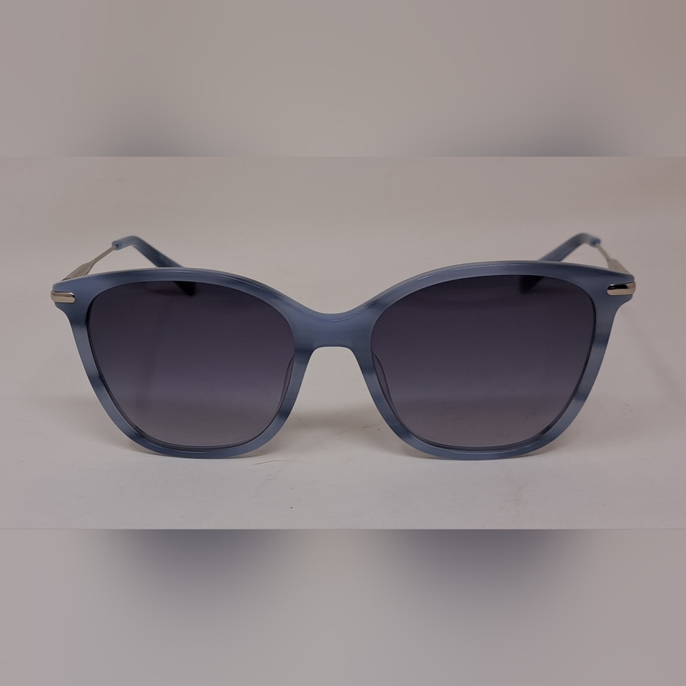 Longchamp Women's Sunglasses Marble Blue Gradient Square LO660S 421 54-17-140 - Picture 13 of 16